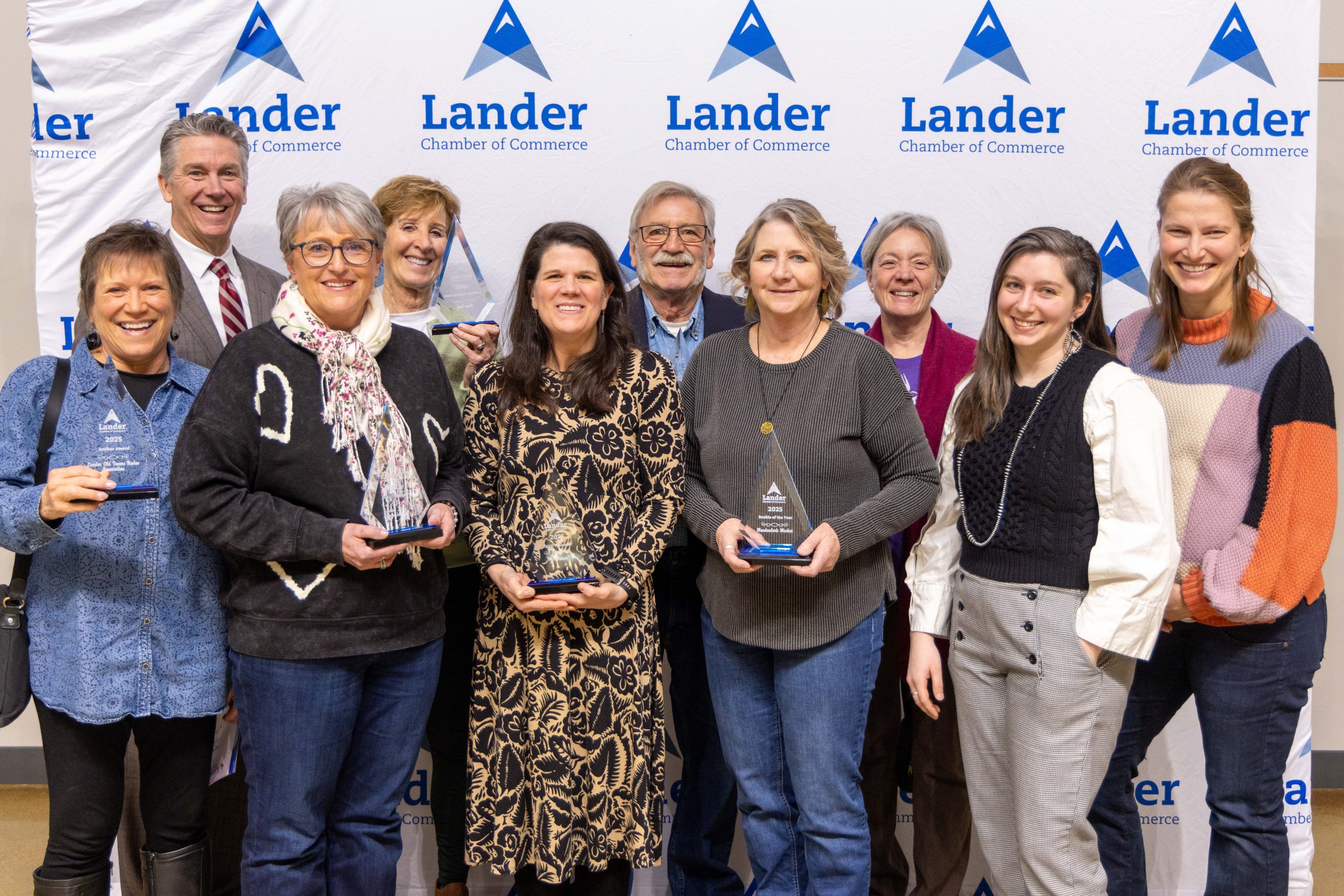 Winners of the the 2025 Lander Chamber of Commerce 2025 Community Awards